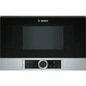 Микроволновая встраиваемая печь Bosch BFR634GS1 RU серебристый/черный