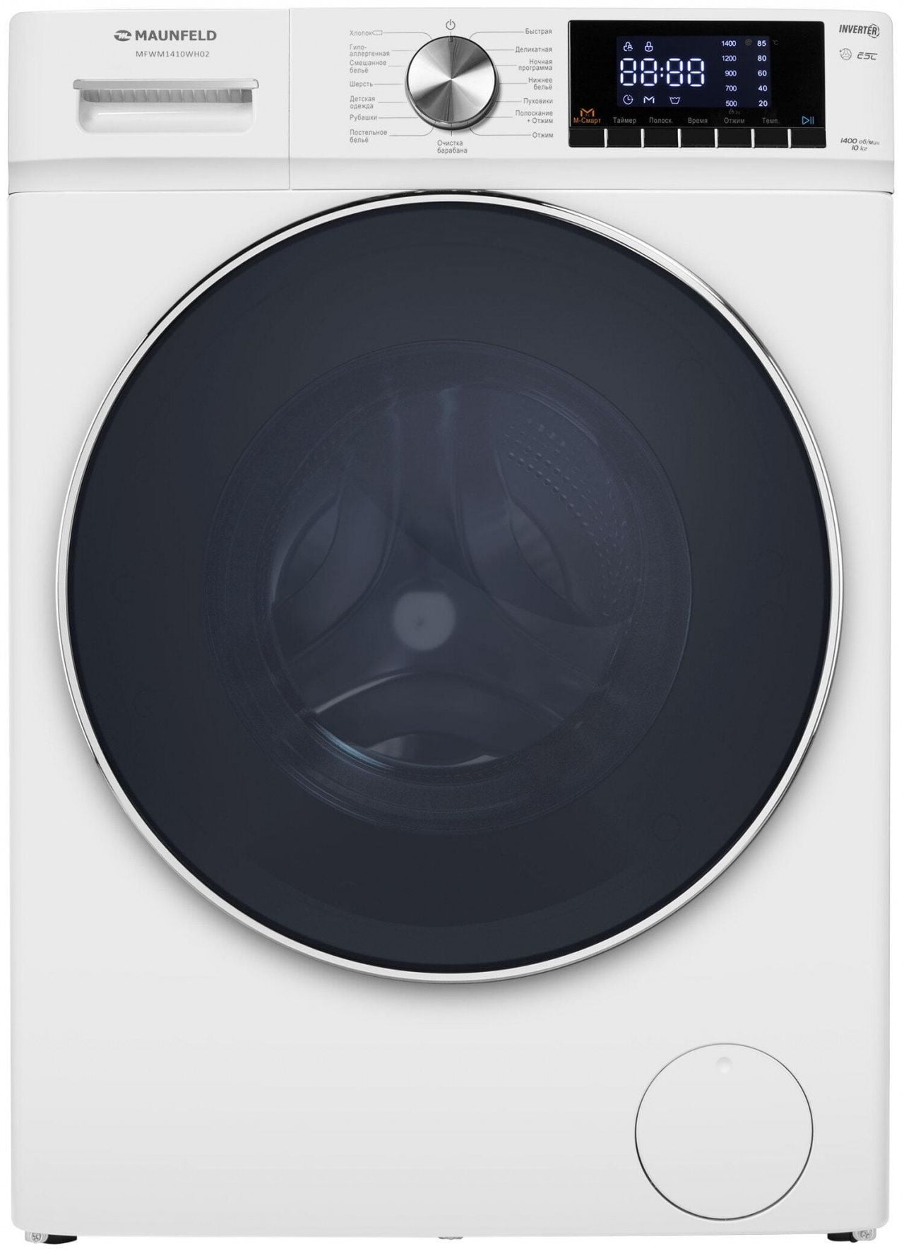 Стиральная машина c инвертором MAUNFELD MFWM1410WH02 RU